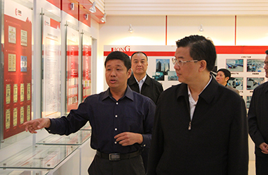 福建省委常委、省紀委書記倪岳峰調(diào)研虹潤公司